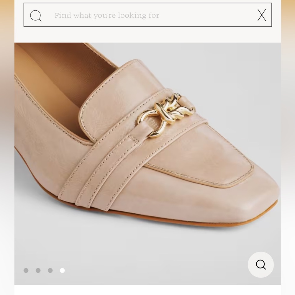 LK Bennett Sydnie Leather Block Heel Loafer Court New in Box - Picture 2 of 8